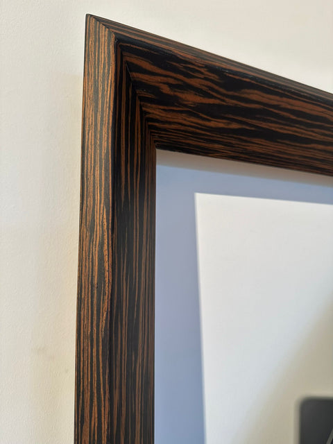 Odino Mirror - Macassar Ebony
