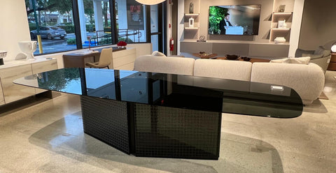 Bow T Squares Dining Table - 126"