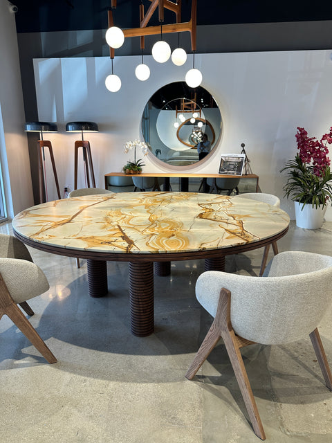 Sansiro Dining Table - ø 79"
