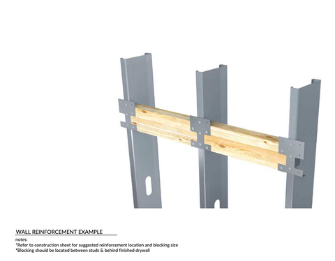 Materia Wall Unit - 130" - Wall Reinforcement Required